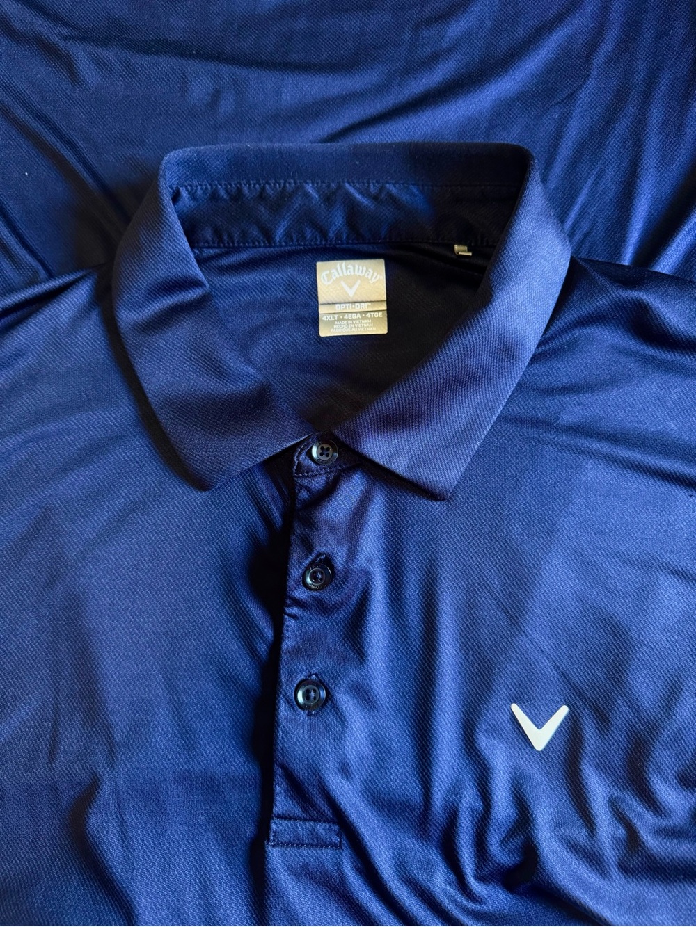 Callaway Men's Navy Opti-Dri™ Performance Golf Polo - 4XLT
